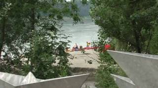 Kajakabenteuer DONAU  Clip 3  WILDES ZELTEN  Mit Kassel Family on tour [upl. by Olzsal]