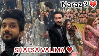 Vlog ki wajah se hoi dulhey se larai  💔 Shafsa Valima ✨🩷 [upl. by Zetrom]