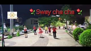 Sway cha cha KruNOM Leelawadee powerGold plus linedanceSamchai Hatyai [upl. by Dnomrej]