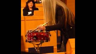 Evelyn Glennie Performing at the International Womens Day Conference in Aberdeen 2014 [upl. by Yrogreg]