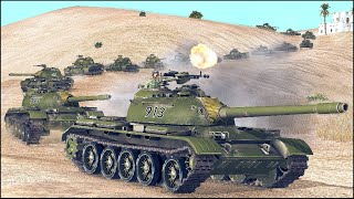 40 T55 vs 9 CENTURION TANKS  VALLEY of TEARS  GOLAN HEIGHTS [upl. by Pelmas786]