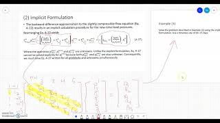 Reservoir Simulation  Implicit Finite Difference Formulation [upl. by Brice]