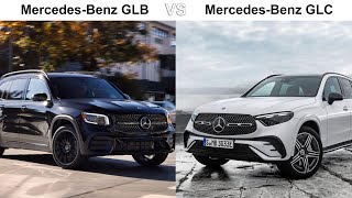 2023 MercedesBenz GLC Vs 2023 MercedesBenz GLB SUV Comparison [upl. by Ydoow]