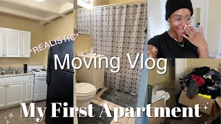 My First Apartment  Moving In Vlog 📦 [upl. by Vonnie663]