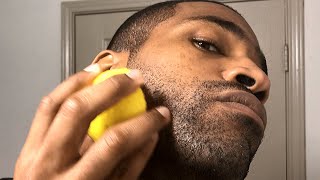 What This Lemon Beard Routine Will Do For Your Growth  Week 1 Black Mens Beard [upl. by Neelyaj]