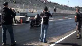 Charley Douglass and Mike Motto StreetPro Harleys at AHDRA Rockingham fall 2012 [upl. by Ewolram730]