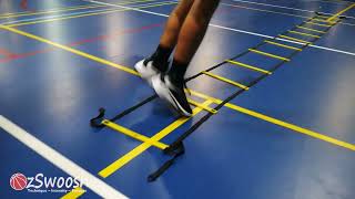 Best Agility Ladder Footwork Drills for Basketball Players [upl. by Aitat90]