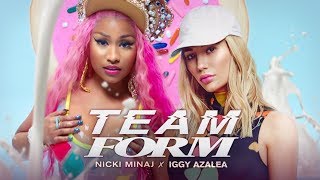 Nicki Minaj amp Iggy Azalea  TEAM FORM quotGood Form x Teamquot 🍪 Mashup  MV [upl. by Truscott938]