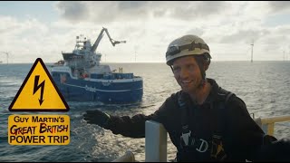 Guy AMAZED by the engineering of an Offshore Wind Farm  Guy Martin [upl. by Rebbecca]