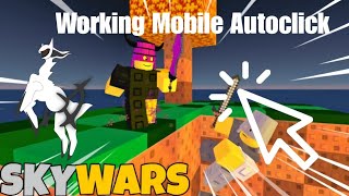 Roblox SKYWARS  Mobile Autoclick Script Tutorial [upl. by Kere419]