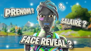 Ma PREMIERE FAQ salaire face reveal fortnite faq [upl. by Ylhsa]