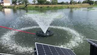 pure solarpowered water aerator [upl. by Compte503]