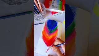 Feather panting tutorial 🪶🪶sortvideo art painting [upl. by Ahtnams]