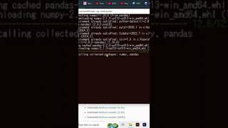 Install Pandas [upl. by Lotson879]