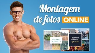 Como Fazer Montagem de Fotos e Colagem de Fotos 100 Online e sem Programas [upl. by Adahs]