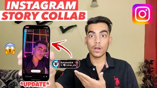 Instagram Story Collaboration  How To Collaborate On Instagram Story  Collab Story Instagram [upl. by Westley]