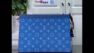 Louis Vuitton Pochette Voyage MM M61692 Blue [upl. by Mathur]