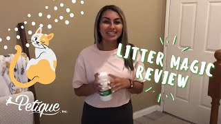 Petiques Cat Litter Magic Odor Eliminator Review  Best Nontoxic Litter Box Deodorizer [upl. by Irmina]