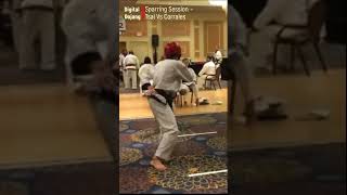 Intense Moo Duk Kwan Sparring Experts Showcase Martial Arts Mastery [upl. by Tama]