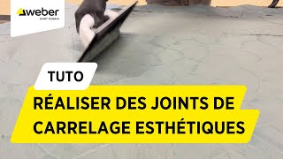 Comment réaliser des joints de carrelage sur murs et sols  l Weber [upl. by Alra990]