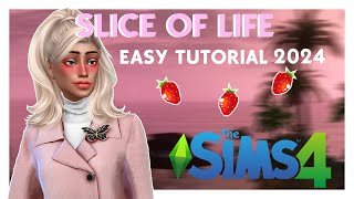 HOW TO INSTALL SLICE OF LIFE SIMS 4 IN UNDER 5 MINUTES 2024 [upl. by Aleksandr]