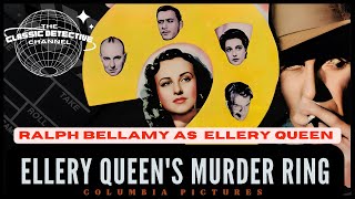 Ellery Queens Murder Ring 1941  Full Length Crime Detective Movie  Ralph Bellamy [upl. by Layney]