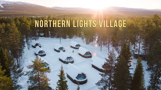 Northern Lights Village Pyhä  Winter activities in Finnish Lapland [upl. by Perrins]