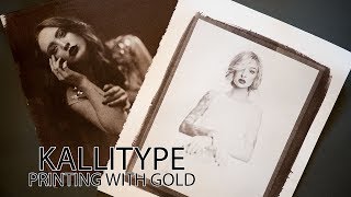 Can an inkjet printer print WITH GOLD A KALLITYPE can [upl. by Cut]