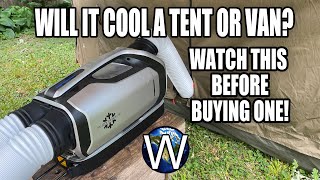 Zero Breeze Tent Van Air Conditioner Will It Cool [upl. by Attelra]