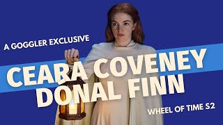 The Wheel of Time S2 We Speak to Dónal Finn and Ceara Coveney [upl. by Aiciles]