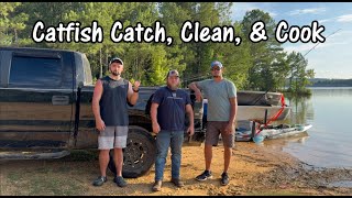 Catfish Catch Clean amp Cook [upl. by Arahat]