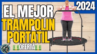 💪🏻 El Mejor TRAMPOLÍN PORTÁTIL de Amazon 💪🏻  BARATO y DE CALIDAD  Top 2024  Trampolín Plegable [upl. by Esiuolyram]