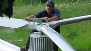 Making of a Redriven wind turbine Part 2awmv [upl. by Oicinoid885]