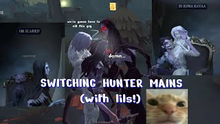 HUNTER SWITCH TIME with lilstheroach 💪😼 Disciple amp Wax Artist Duo Hunters  Identity V [upl. by Nrubyar460]