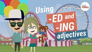 Adjectives with ED and ING  Learn English Vocabulary in Conversation [upl. by Ytirev]