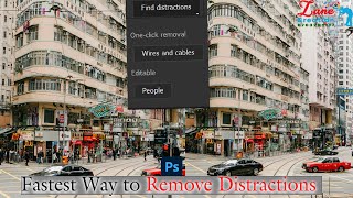 The FASTEST Way to Remove Distractions in Photoshop with Generative Fill [upl. by Jimmie358]