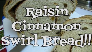 Raisin Cinnamon Swirl Bread Noreens Kitchen [upl. by Holt]