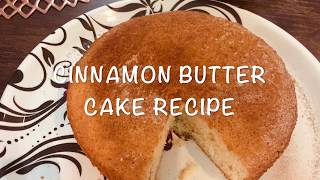 CINNAMON BUTTER CAKE Recipe CLASSIC deepaliohri [upl. by Petey]