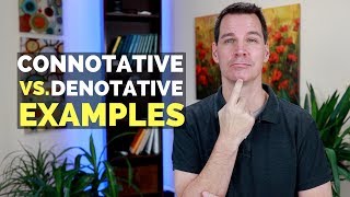 Connotative vs Denotative [upl. by Annalee]