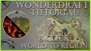 Wonderdraft  8 clicks make a region map from your world map [upl. by Fleisher]