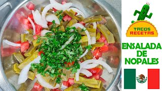 Ensalada de NOPALES La receta VEGETARIANA que tienes que probar shorts [upl. by Kape820]