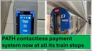 PATH contactless payment system now at all its train stops [upl. by Luttrell445]