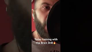 A little training to keep me in shape🤘🏻Beyon Bludgeoned Brain Drill metal deathcorevocalist [upl. by Anuqahs]