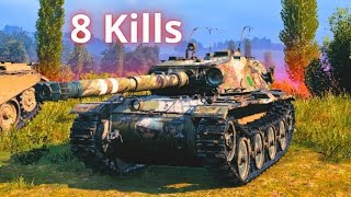 Bourrasque 8 Kills amp Bourrasque 7 Kills amp Leopard 1 World of Tanks [upl. by Kaila]