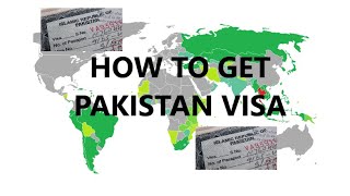 HOW TO GET VISA FOR PAKISTAN  PAKISTANI VISA ONLINE  immigration of Pakistan [upl. by Aniala]