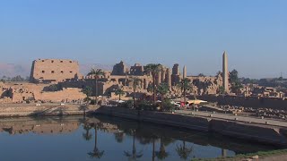 Egypt  A Journey Down The Nile  Karnak Temple Complex  Broll [upl. by Halvaard]