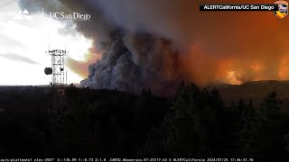 California wildfire creates quotfire tornadoquot in time lapse video [upl. by Joub704]