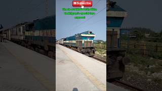 WDG4 with Okha Gadhigram Special fare express 😱 indianrailways train railway shorts viral [upl. by Nongim17]