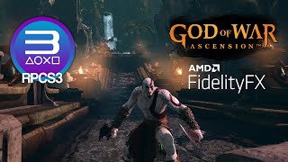 RPCS3  God of War Ascension 4K UHD with FSR Upscaling 60FPS Unlock  PS3 Emulator PC Gameplay [upl. by Anitroc]