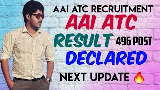 Aai Atc Recruitment Results Out For 496 Post aaiatc aaiatc2023  Abdul Ahad Siddiqui [upl. by Karine]